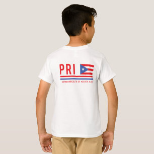 Puerto Rico ISO Code Alpha 3 Design T-Shirt