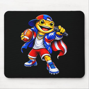 Puerto rico kids girl flag music coqui frog funny mouse pad