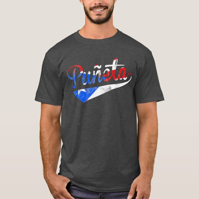Puerto Rico Lo Hace Mejor Puneta Flag T-Shirt (Front)