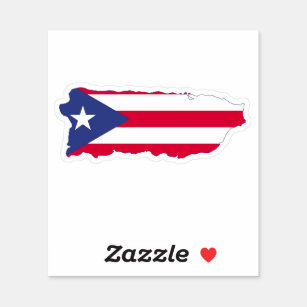 Puerto Rico Map flag