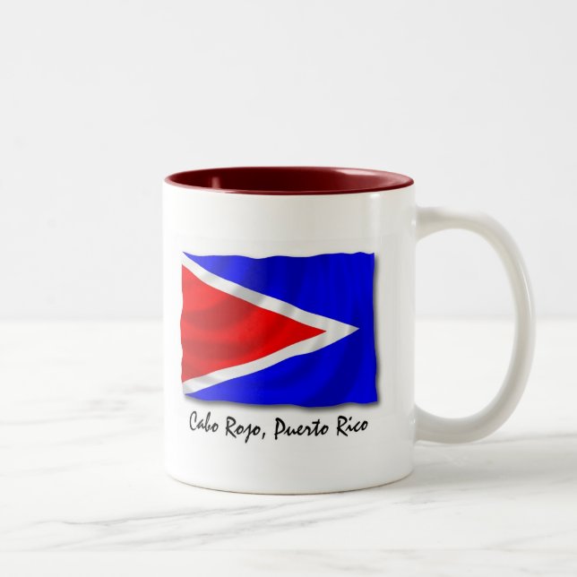 Puerto Rico Mug: Cabo Rojo Two-Tone Coffee Mug (Right)