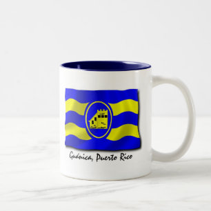 Puerto Rico Mug: Guanica Two-Tone Coffee Mug