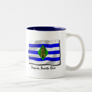 Puerto Rico Mug: Vieques Two-Tone Coffee Mug