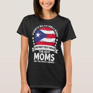 Puerto Rico Mum Cuba Mothers Day Mama Puerto Rican T-Shirt