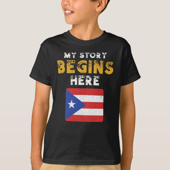 Puerto Rico Origin T-Shirt (Front)