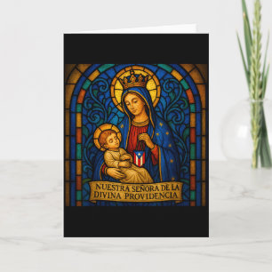 Puerto Rico Our Lady Of Divine Providence Virgin M Card