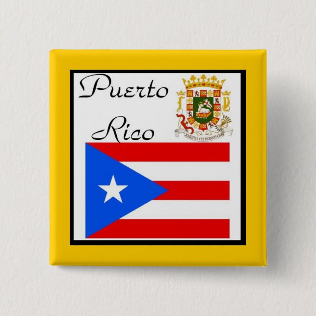 puerto rico pin button (Front)