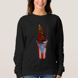 Puerto Rico Piragua Boricua Flag Sweatshirt