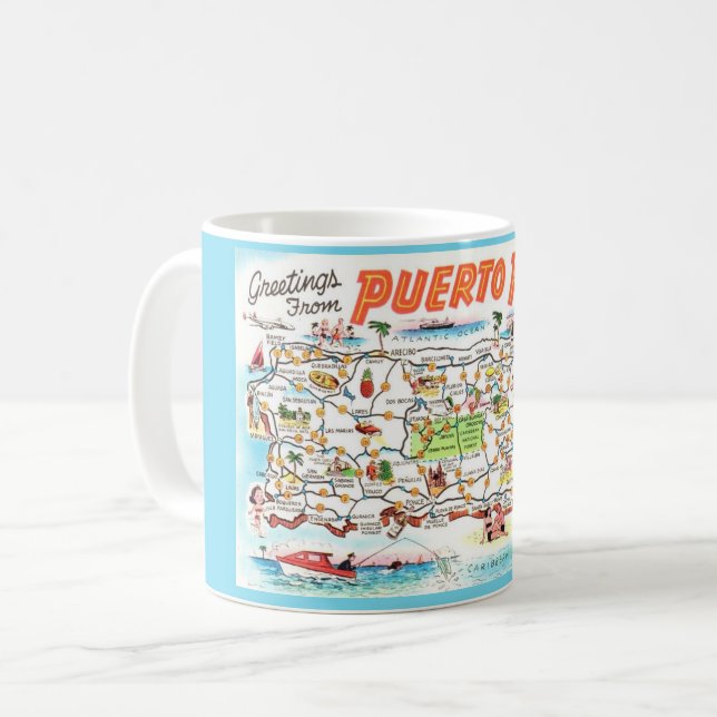 Puerto Rico Postcard Mug (Front Left)