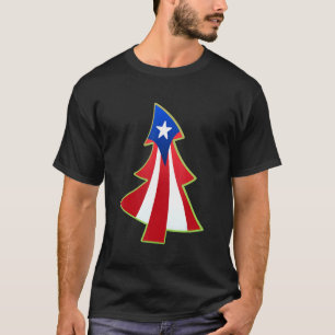 Puerto Rico Pride Christmas Navidad Boricua Flag T T-Shirt