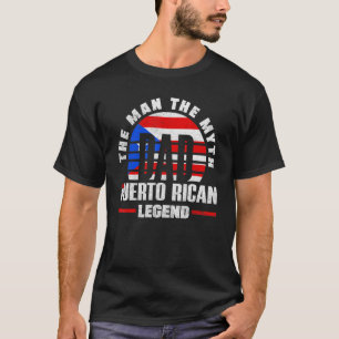 Puerto Rico Puerto Rican Boricua Puerto Rico Flag T-Shirt