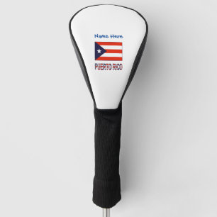 Puerto Rico Puerto Rican Flag Blue Personalisation Golf Head Cover