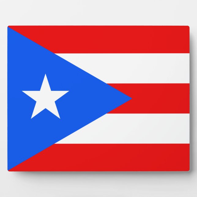 Puerto Rico – Puerto Rican Flag Plaque (Front)
