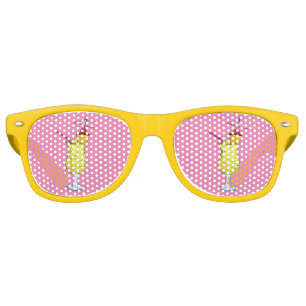 Puerto Rico Puerto Rican Piña Colada Cocktail Retro Sunglasses