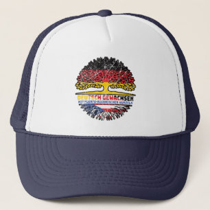 Puerto Rico Puerto-ricanic German Germany Trucker Hat