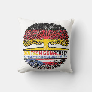 Puerto Rico Puerto-ricanisch Deutsch Deutschland Cushion