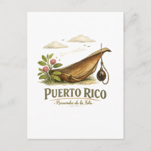 Puerto Rico – Recuerdos de la Isla Nostalgic Postcard
