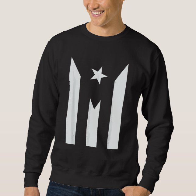 Puerto Rico Resiste Boricua Flag Se Levanta  Patri Sweatshirt (Front)