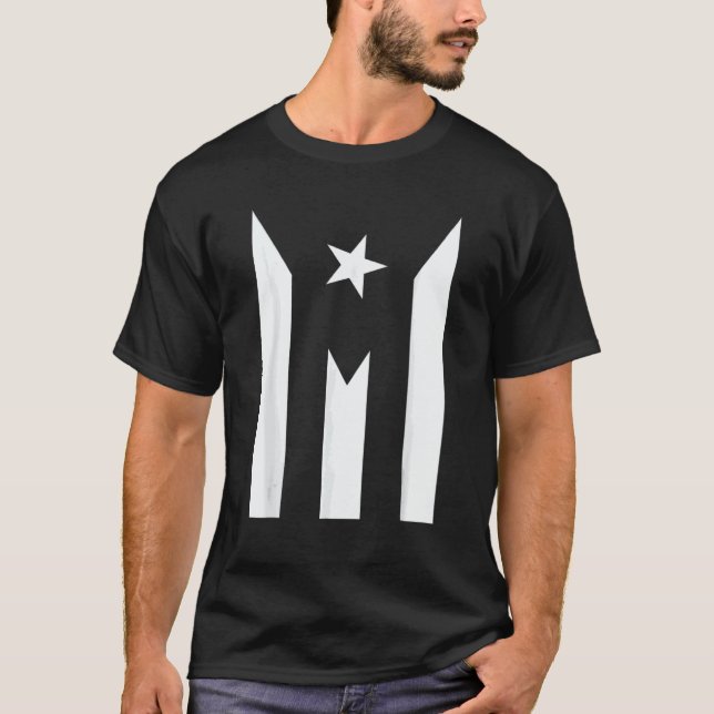 Puerto Rico Resiste Boricua Flag Se Levanta  Patri T-Shirt (Front)