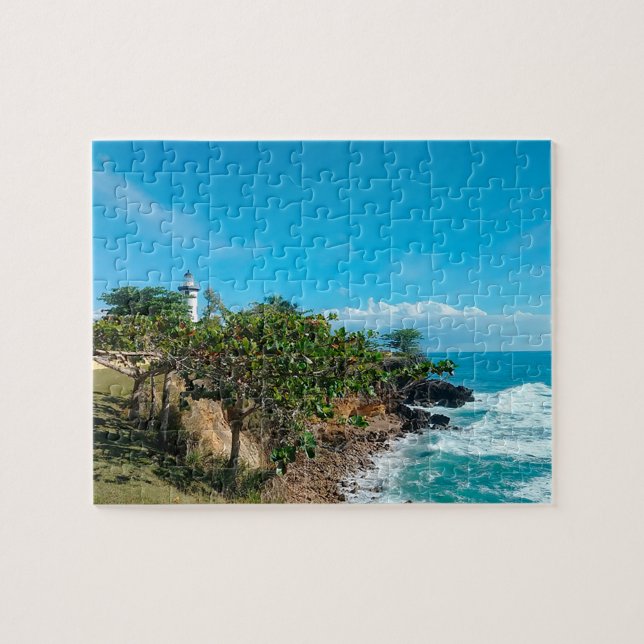 Puerto Rico, Ricon, El Faro Jigsaw Puzzle (Horizontal)