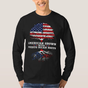 Puerto Rico Roots American Grown Puerto Rican Root T-Shirt