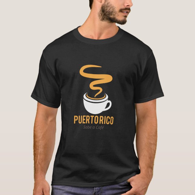 Puerto Rico Sabe a Café T-Shirt (Front)