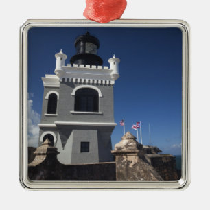 Puerto Rico, San Juan, Old San Juan, El Morro Metal Tree Decoration