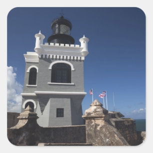 Puerto Rico, San Juan, Old San Juan, El Morro Square Sticker