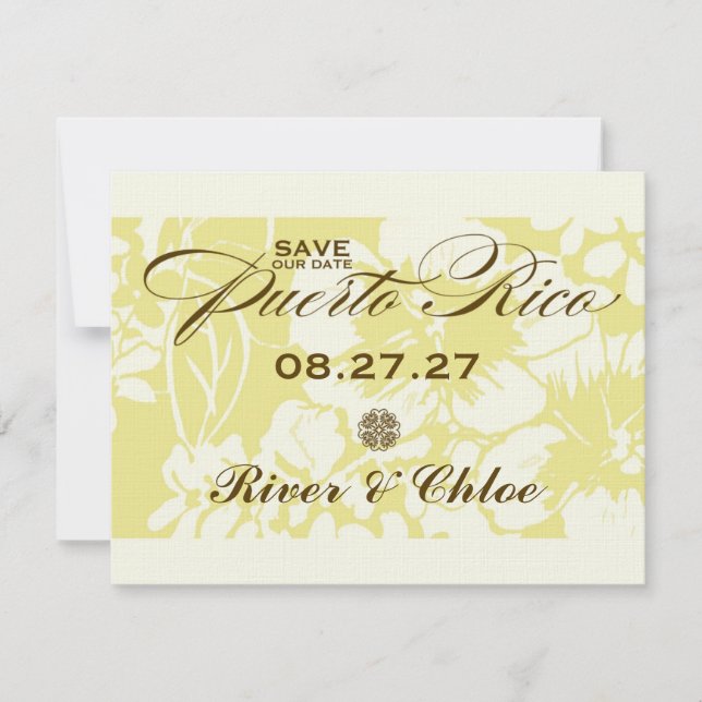 PUERTO RICO Save the Date (Front)