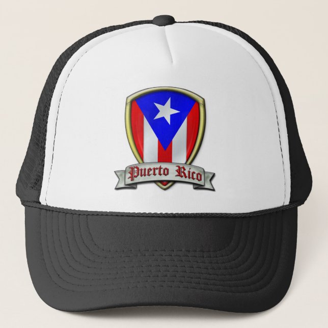 Puerto Rico - Shield2 Trucker Hat (Front)