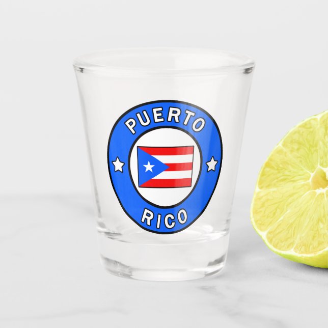 Puerto Rico Shot Glass (Front)