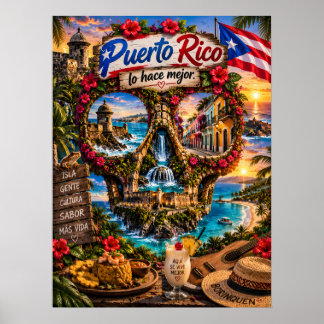 Puerto Rico Skull Art Print | State of Mind