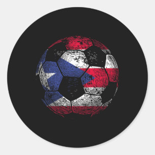 Puerto Rico Soccer Classic Round Sticker