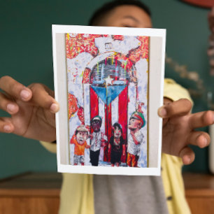 Puerto Rico Street Art Postcard