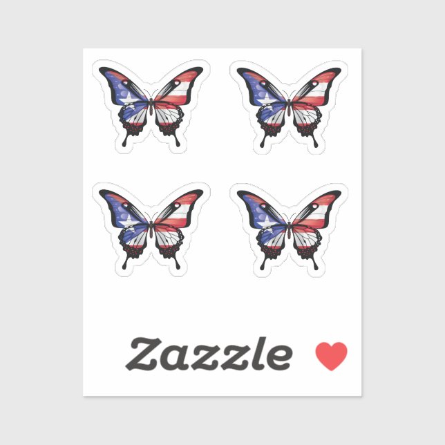 Puerto Rico Swallowtail Butterfly Flag (Sheet)