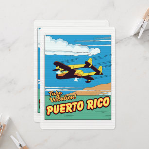 Puerto Rico travel poster
