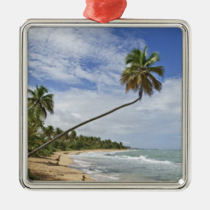 Puerto Rico. Tres Palmitas Beach Puerto Rico Metal Ornament