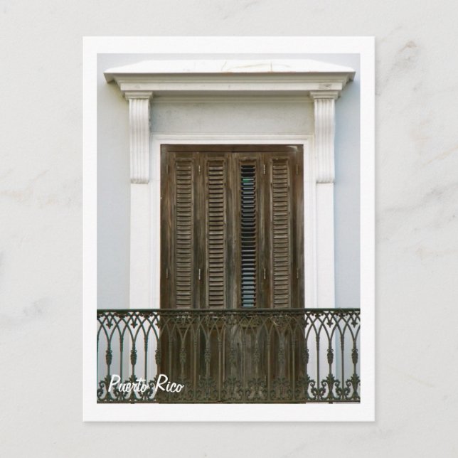 Puerto Rico Viejo San Juan Postcard (Front)