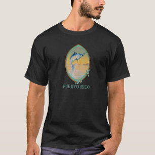 Puerto Rico Vintage Offshore Fishing Vacation T-Shirt