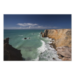 Puerto Rico, West Coast, Cabo Rojo, coastline 2 Photo Print