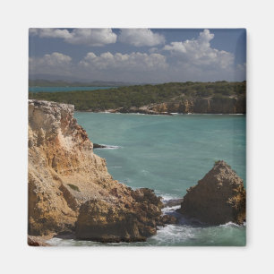 Puerto Rico, West Coast, Cabo Rojo, coastline 3 Magnet