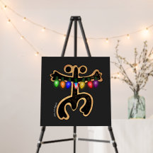 Puerto Rico Xmas Coqui Taino Symbol Boricua Flag