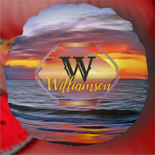 Puerto Sunset 1739 Round Cushion