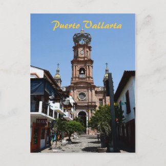 Puerto Vallarta Church Postcard