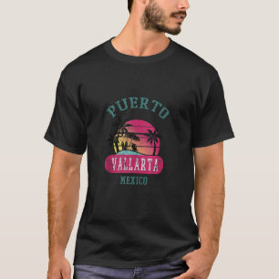 Puerto Vallarta Mexico Beach Distressed Men Women T-Shirt