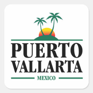 Puerto Vallarta Mexico Square Sticker