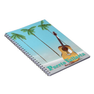 Puerto Vallarta Mexico travel poster Notebook