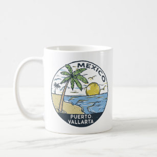 Puerto Vallarta Mexico Vintage Coffee Mug
