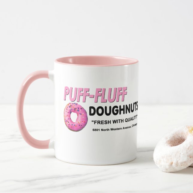 Puff─Fluff Doughnuts, Chicago Mug (With Donut)