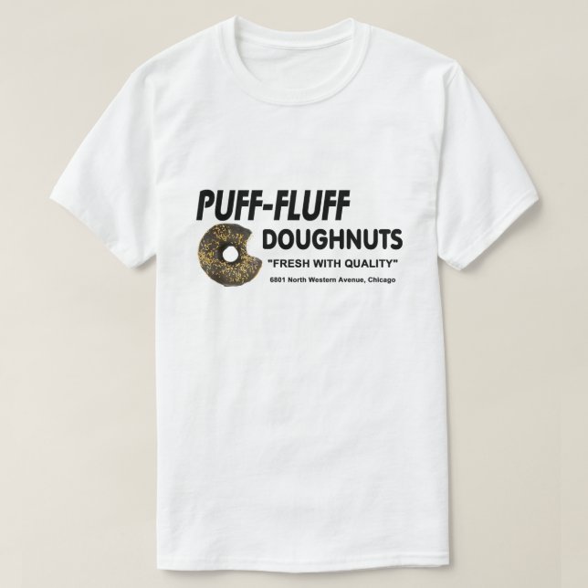 Puff─Fluff Doughnuts, Chicago T-Shirt (Design Front)